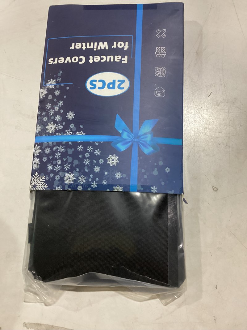 Condition photo showing New/Like New for Outdoor Faucet Covers for Winter,2 Pack Faucet Cover Freeze Protection,Insulated Anti-freeze Waterproof Material,Reusable Faucet Cover Socks for Various Faucet Spigot,Pipe,Garden Hose Bib 2 Pcs