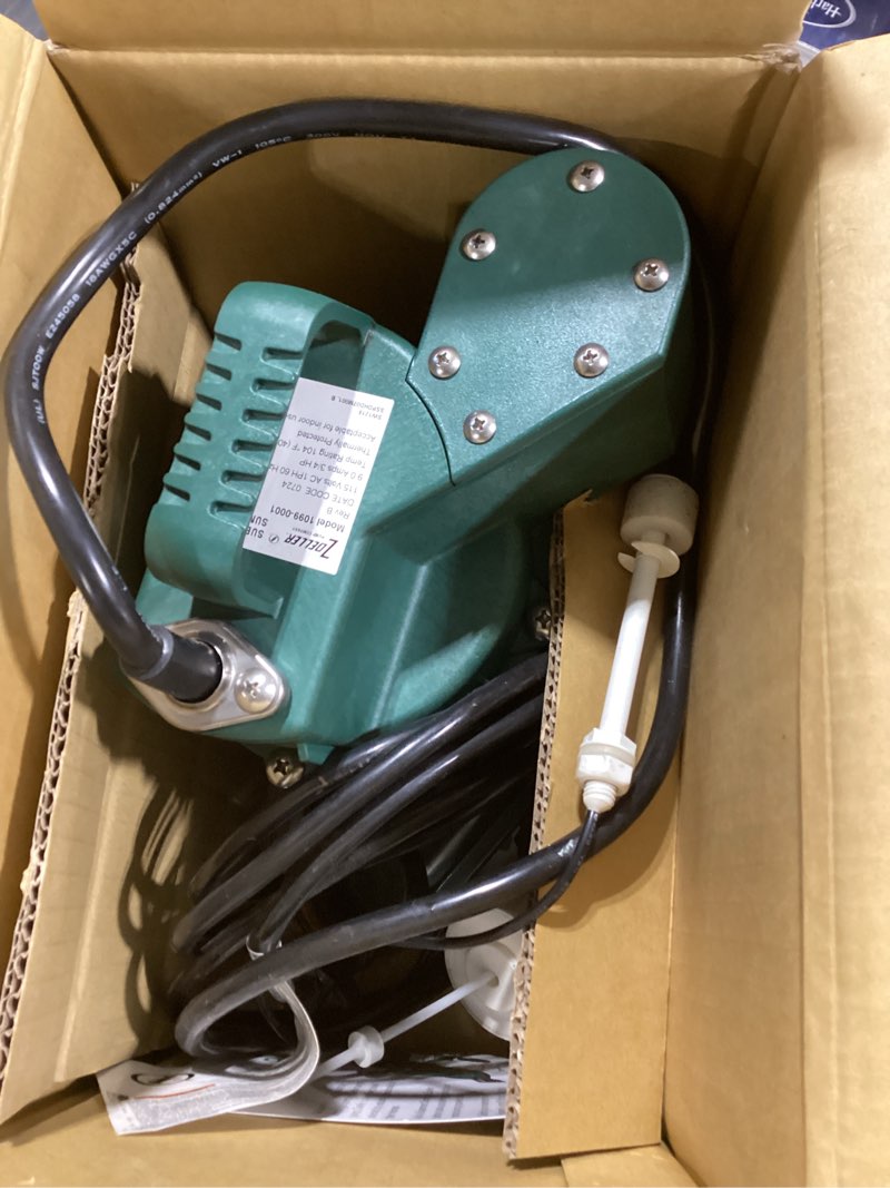 Condition photo showing Good Condition for Zoeller 3/4-HP 115 -Volt 80-Gallon Cast iron Submersible sump pump