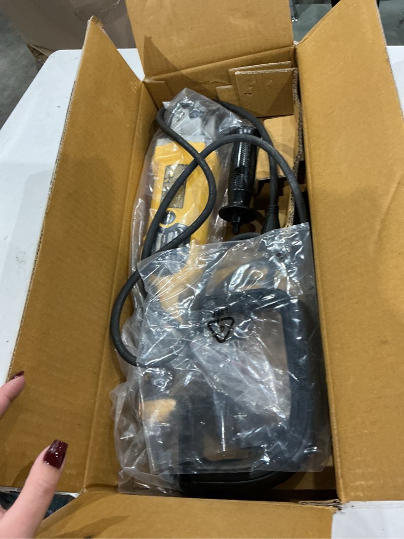 Condition photo showing Good Condition for dewalt buffer polisher, 7-in-9-in, 12 amp, variable speed dial 0-3,500 rpm’s, soft start corded car buffer (dwp849x)