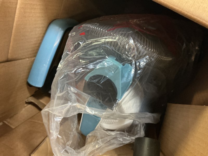 Condition photo showing Good Condition for Amazon Basics Upright Bagless Lightweight Vacuum Cleaner, Black and White