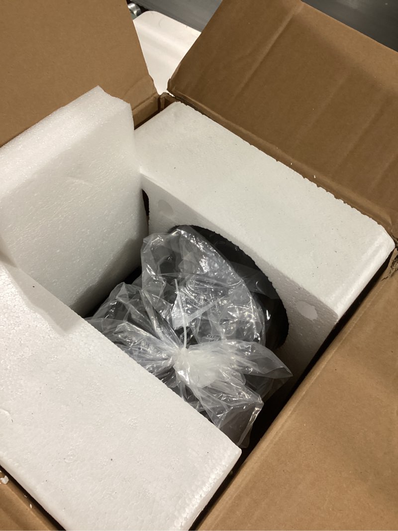 Condition photo showing As Is for vevor rock tumbler kit, 8 lbs rock polishing kit, 4 speed settings 9-day polishing timer stone polishing kit, double barrel rock polisher with adapter, rock polisher for adults and kids brushless motor 8 lbs