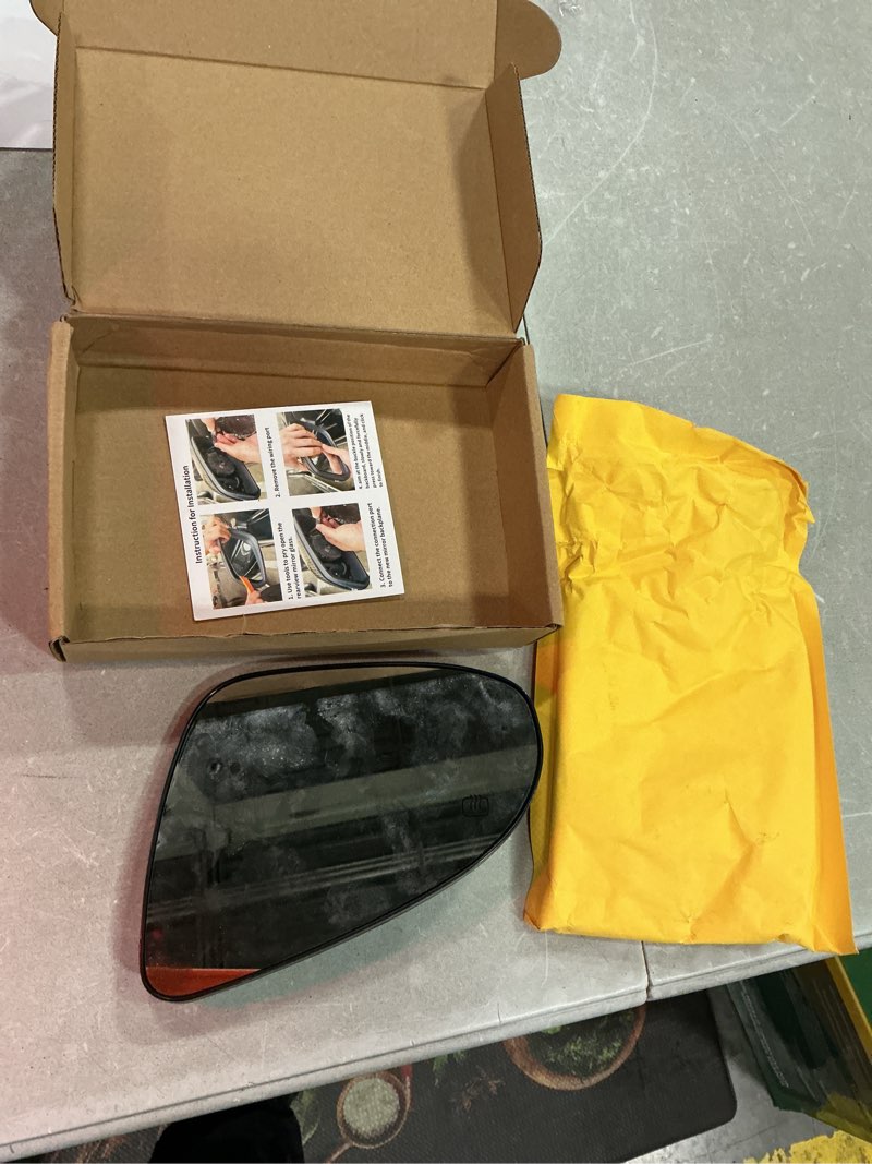 Condition photo showing Good Condition for driver side mirror replacement for toyota camry 2012 2013 2014 2015 2016 2017, avalon 2013 2014 2015 2016 2017 2018 hybrid - left side mirror glass, rear view power heated mirrors glass driver side (left)