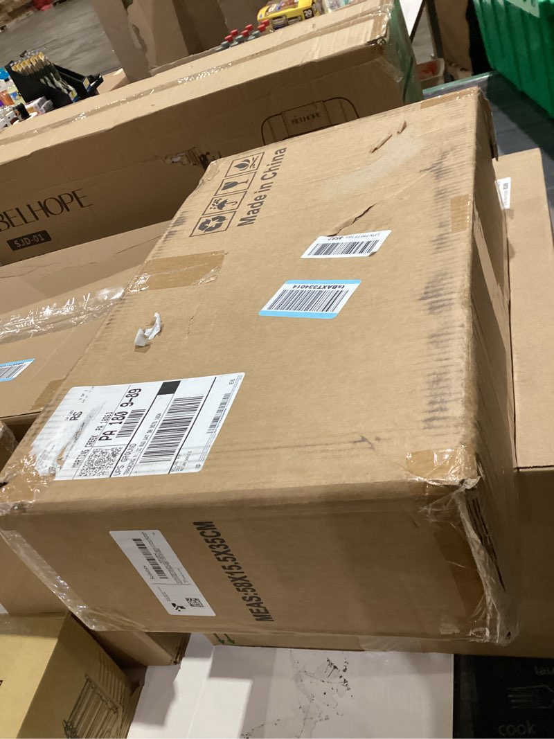 Condition photo showing New/Like New for 2Pack Expandable Pull Out Cabinet Organizer 21"Deep With Raising Pad for Framed Cabinets, Upgrade 3 Slide Rails Slide Out Drawers, Roll Out Shelves Adhesive,Adjustable Width 12.05"-20.4"White