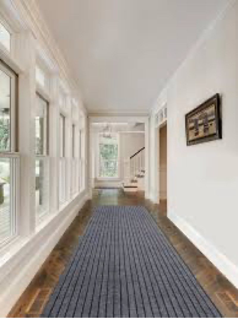 Runner Rugs 3 x 10 ft for Hallway with Rubber Backing, Non Slip Indoor Rug, Outdoor Runner Rug Water