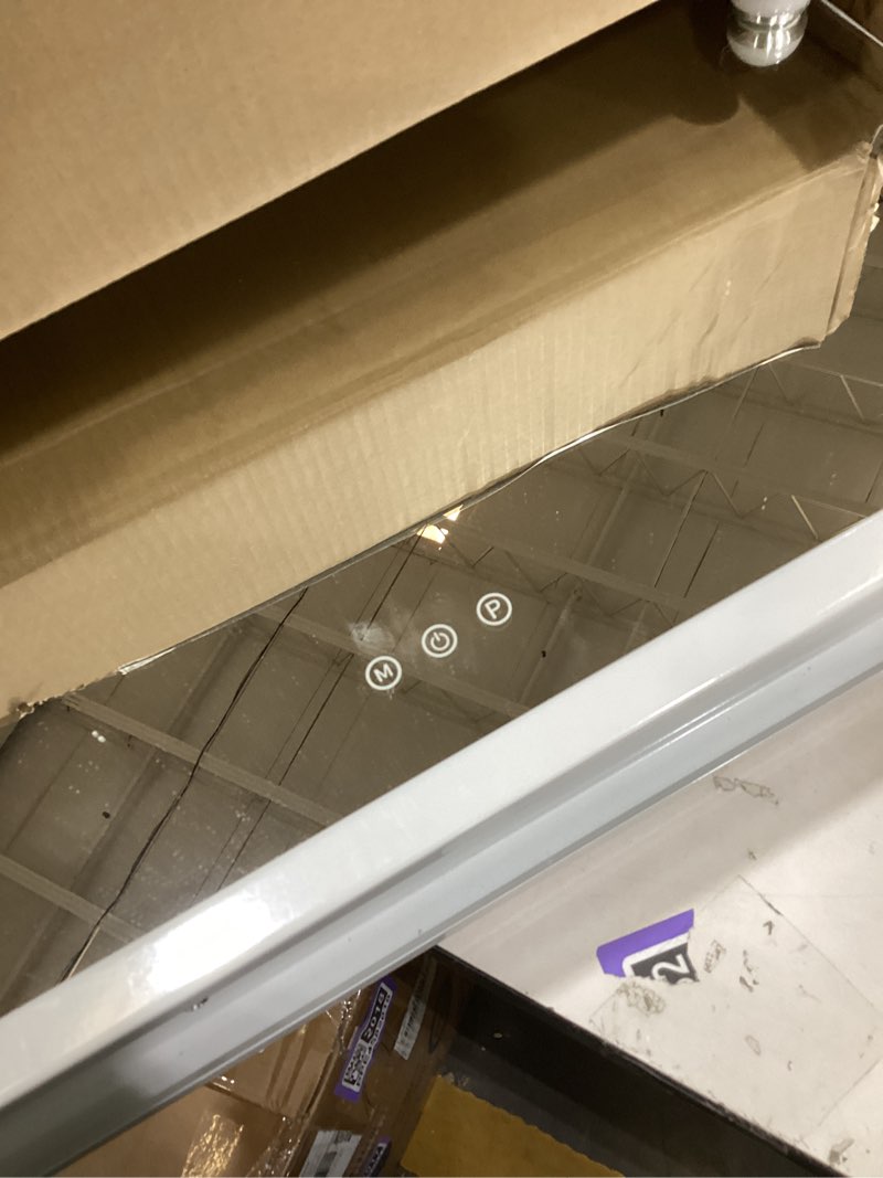 Condition photo showing Good Condition for Vanity Makeup Mirror with Lights, Light Up Mirror with Smart Touch 3 Colors Dimmable, Memory Function White 19"L x 22.8"W