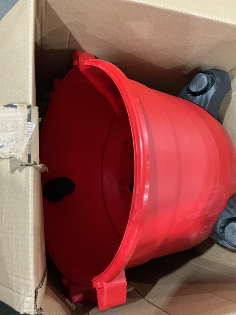 Condition photo showing As Is for craftsman cmxevbe17595 16 gallon 6.5 peak hp wet dry vac, heavy-duty shop vacuum wet and dry with filter, dust bag, hose and attachments for home projects & renovations 16 gallon 6.5 peak hp w/filter, dust bag, no hose incomplete 