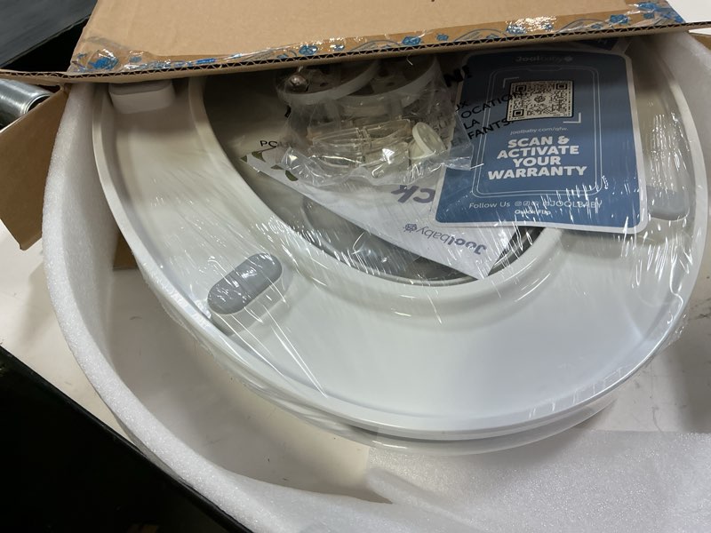 Condition photo showing New/Like New for Quick Flip Elongated Toilet Seat with Built-In Potty & Splash Guard for Toddler Training, Slow Close - Jool Baby