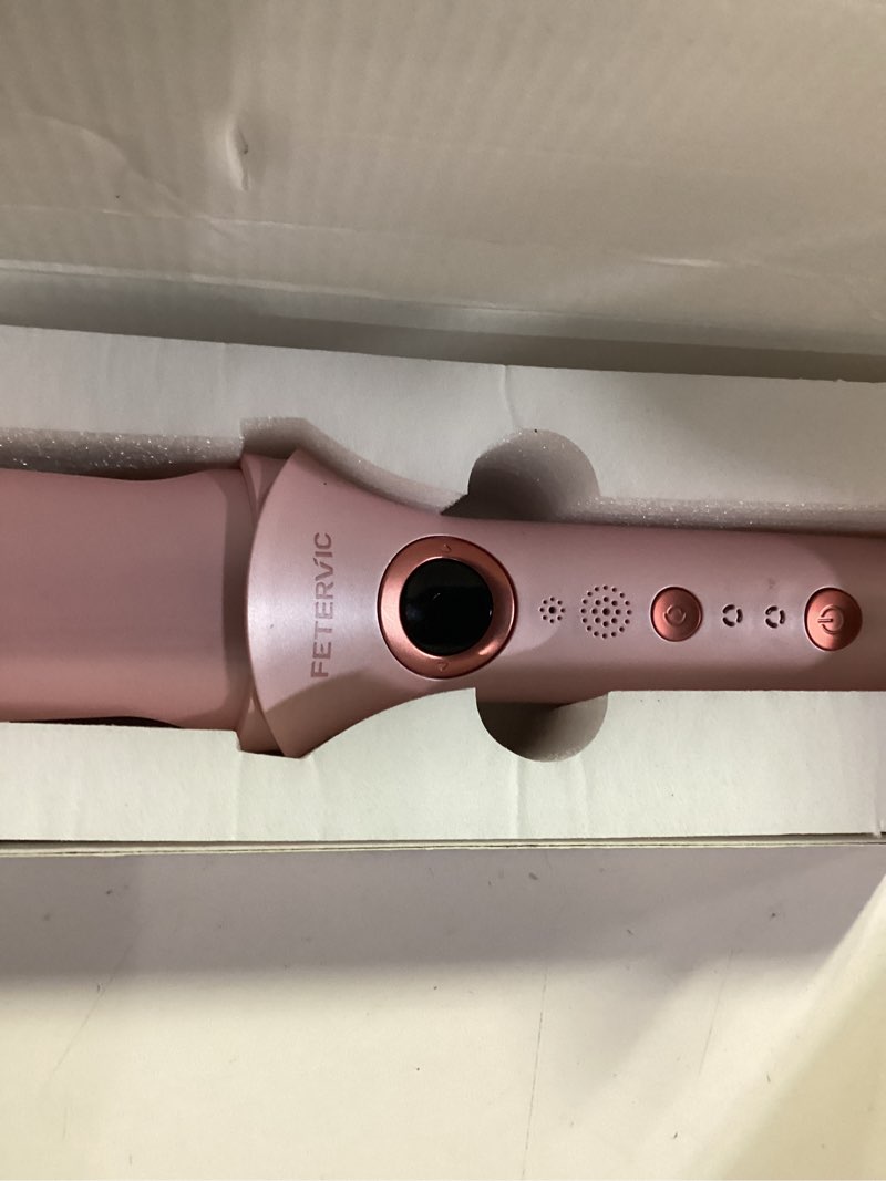 Condition photo showing Good Condition for fetervic 1 inch curling iron with ceramic coating barrel for long/medium hair  extra long barrel curling iron 3 heat settings hair curlers and wand curling iron