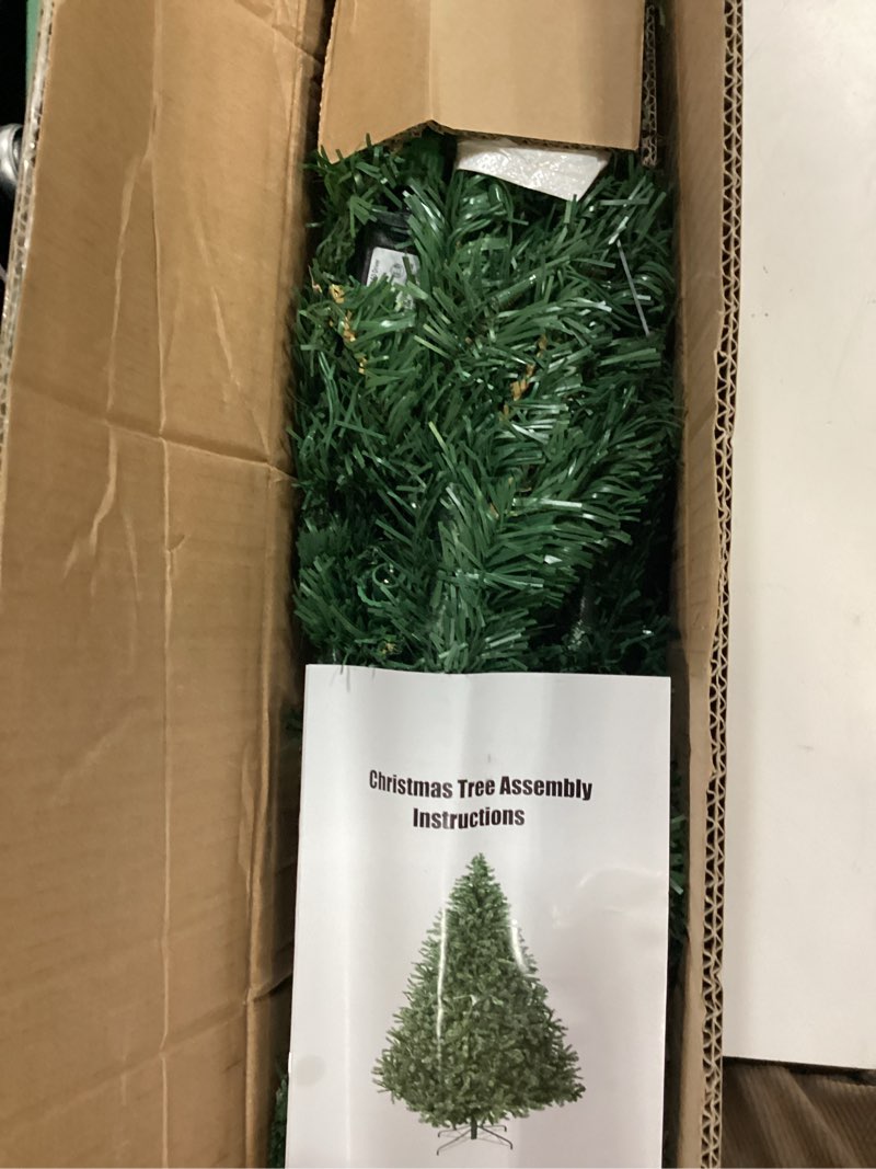 Condition photo showing Good Condition for 4ft christmas tree with lights,artificial christmas tree with 100 led lights and 334 branch tips,xmas tree with foldable stand perfect for indoor&outdoor,christmas decoration for party by dnkmor 4 ft