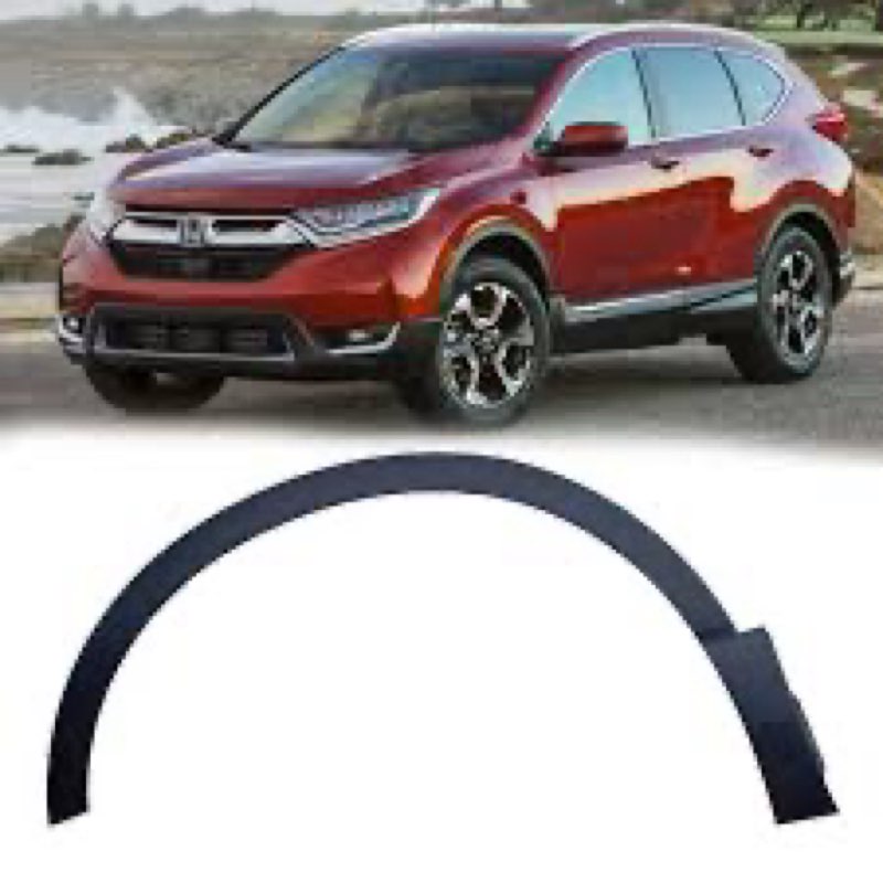 front wheel fender molding trim & wheel arch cover pair fit 2017-2022 honda cr-v (ex ex-l lx touring