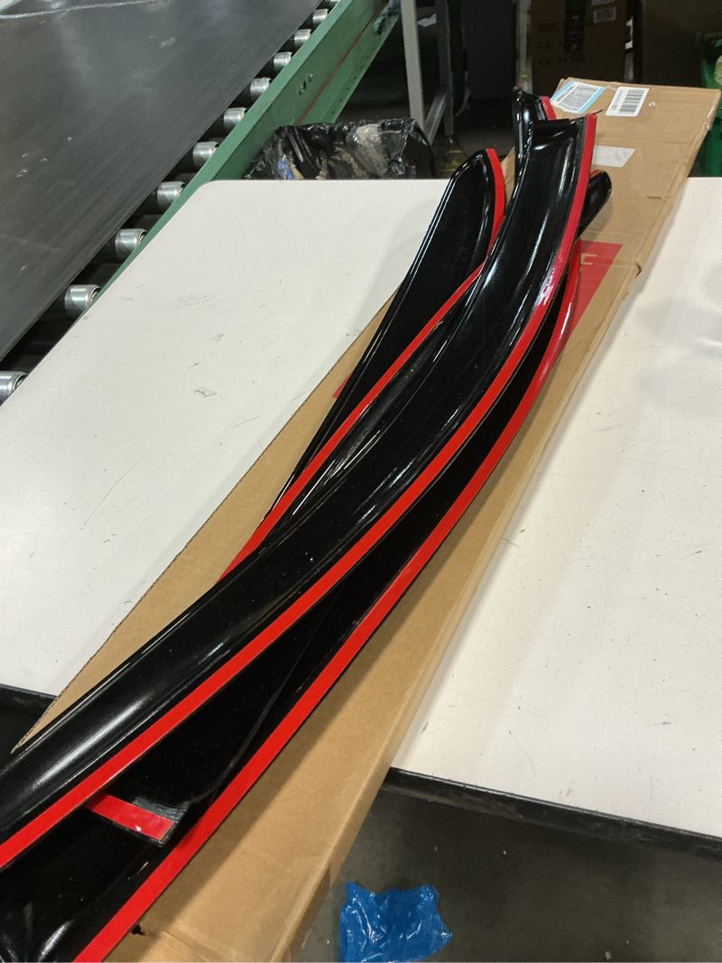 Condition photo showing Good Condition for Spurtar Window Rain Guards in-Channel Compatible with 2016-2023 Tacoma Double Cab Side Window Deflectors, Tinted Vent Shades Vent Visors - 4 Pieces