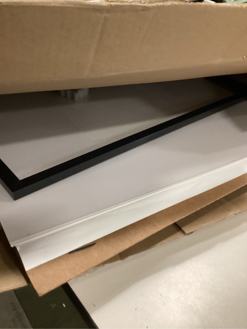 Condition photo showing As Is for decorUhome 8x10 Picture Frame, Display Pictures 5x7 with Mat or 8x10 without Mat, Wall & Tabletop Display Photo Frame, Black, 1 Pack Black 8x10