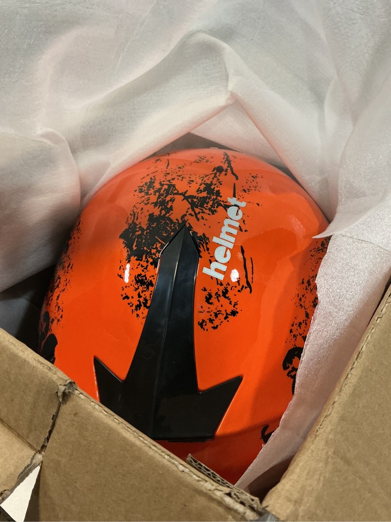 Condition photo showing Good Condition for SPARK Dirt Bike Helmets Kids Motorcycle Helmet Youth ATV Motocross Full Face Men Women Off-Road Mountain Bike Helmet Adult with(Gloves Goggles Mask) DOT Approved 4Pcs Set Large Blue