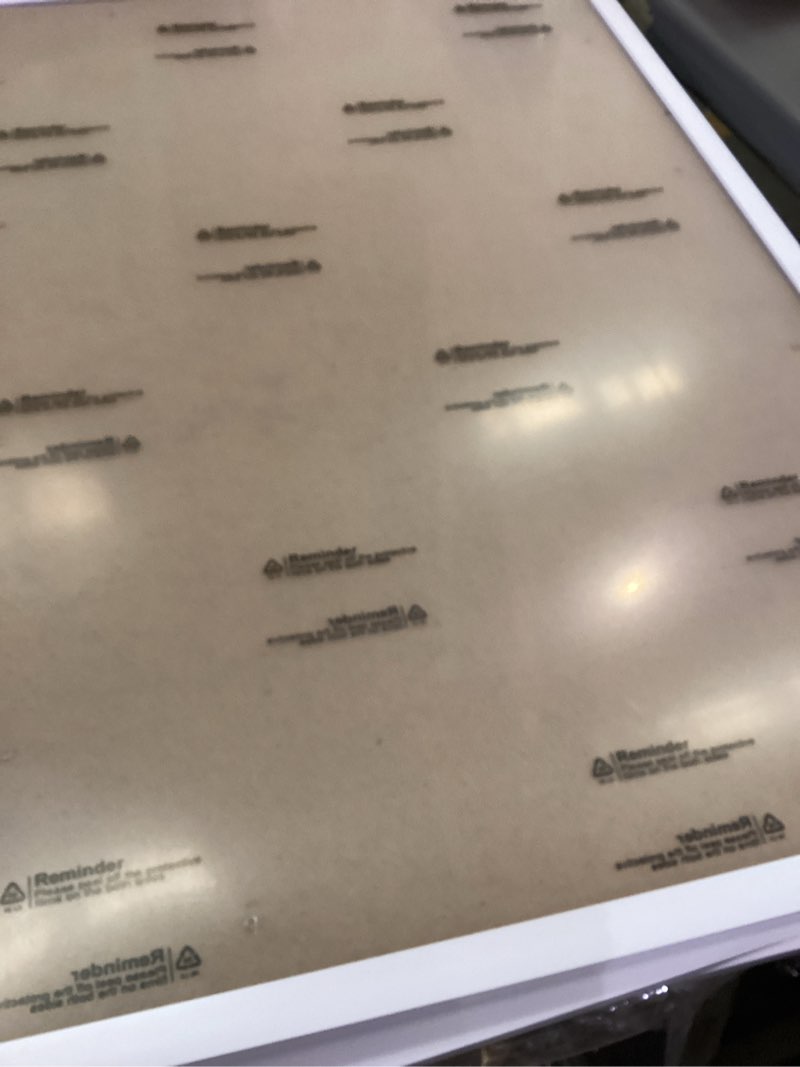 Condition photo showing As Is for 16x24 Picture Frame Set of 4, White 16 x 24 Frame High Transparent Wall Gallery Poster Canvas Photo Frames for 16 by 24 inches White 16x24