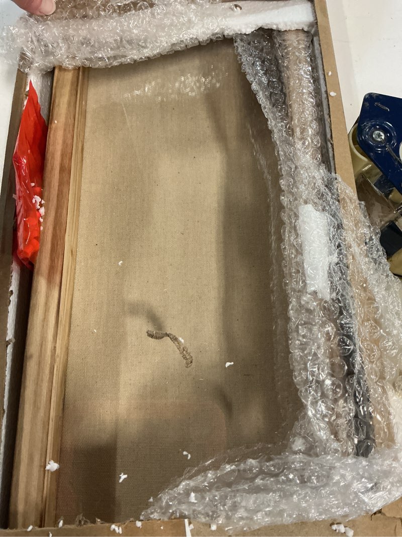 Condition photo showing New/Like New for freezing point shadow box frame 8x25 flower shadow box pin display case cabinet picture frame with linen back memorabilia awards medals badge bouquet wedding memory box for keepsakes long carbonized 8×25