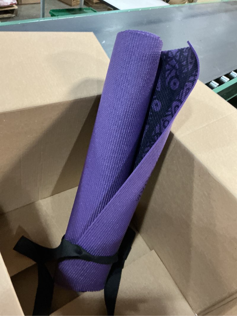 Condition photo showing Good Condition for Gaiam Print Yoga Mat, Non Slip Exercise & Fitness Mat for All Types of Yoga, Pilates & Floor Exercises Fijian Dream