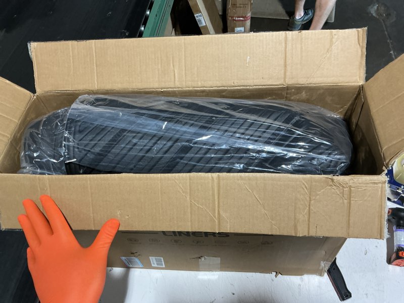 Condition photo showing New/Like New for lasfit full set floor mats for honda cr-v 2026 2025 2024 2023 (gasoline & hybrid & e:fcev), all weather tpe custom fit floor liners 1st & 2nd row & seat back mat & cargo mat (upper position) 1?for honda cr-v | 2023-2026 | combo set with seat back mat (upper position)