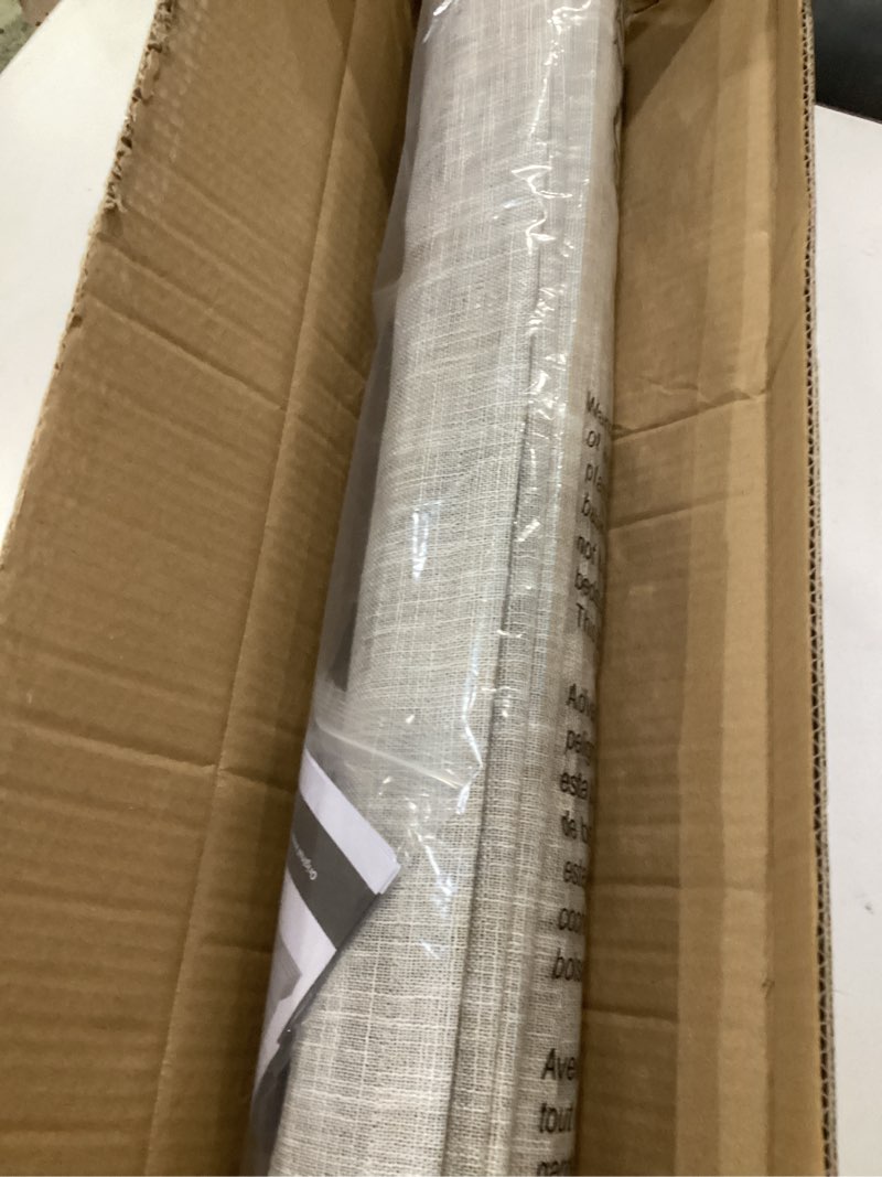 Condition photo showing New/Like New for no Drill Cordless Roman Shades for Windows, 22" W × 64" H - 100% Blackout - Linen - Beige 100% Blackout - Linen - Beige 22" W × 64" H