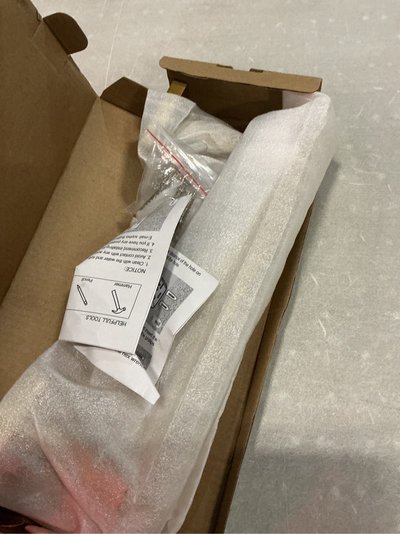 Condition photo showing Good Condition for lanc bathroom hand towel holder 2 pack left and right side brushed gold hand towel bar 10 inche square towel ring for kitchen bathroom wall mount stainless steel towel rack hanger,a8806bg-lrp2 left & right brushed gold