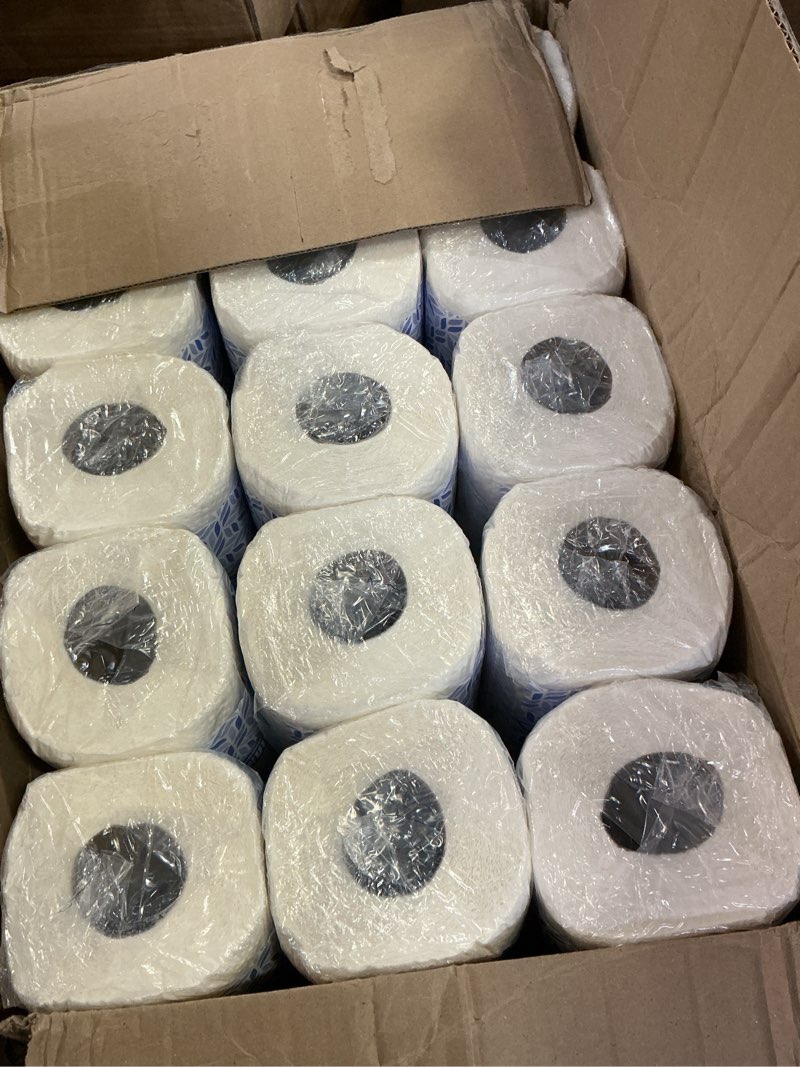 Condition photo showing New/Like New for genuine joe 85-sheet kitchen towels 2 ply - 9  x 11  - 85 sheets/roll - white - paper - perforated  chlorine-free - for kitchen - 30 / carton