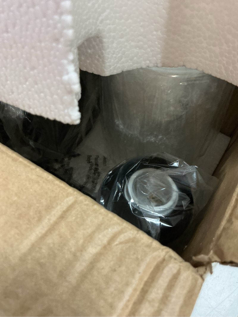 Condition photo showing New/Like New for DLLT 3-Light Bathroom Light Fixtures: Black Modern Vanity Lights with 3 E26 Bulbs - Clear Glass Shade Bathroom Wall Lamp for Mirror Kitchen Living Room Hallway Cabinet Porch Matte Black 3-Light