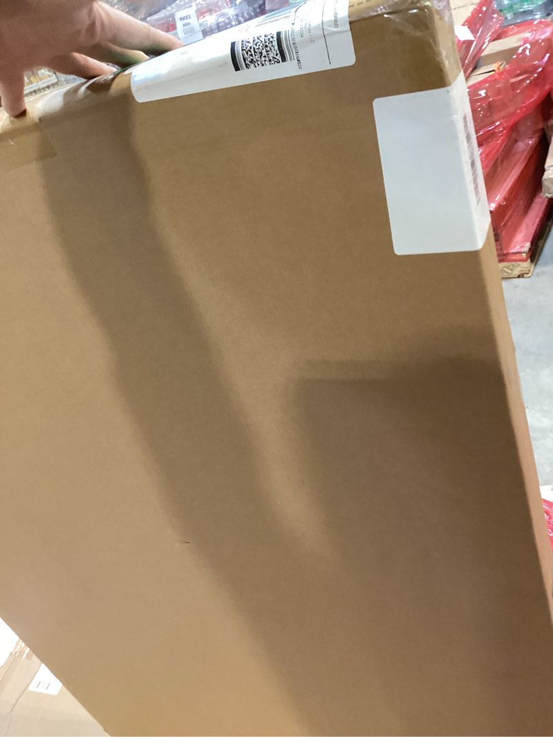 Condition photo showing As Is for tetote 48 x 36 led mirror backlit, beveled bathroom mirror with backlight, safe tempered glass, 3 color temperature, defogger, dimmable, memory function, ul-listed, wall-mounted vanity mirrors 36"l x 48"w