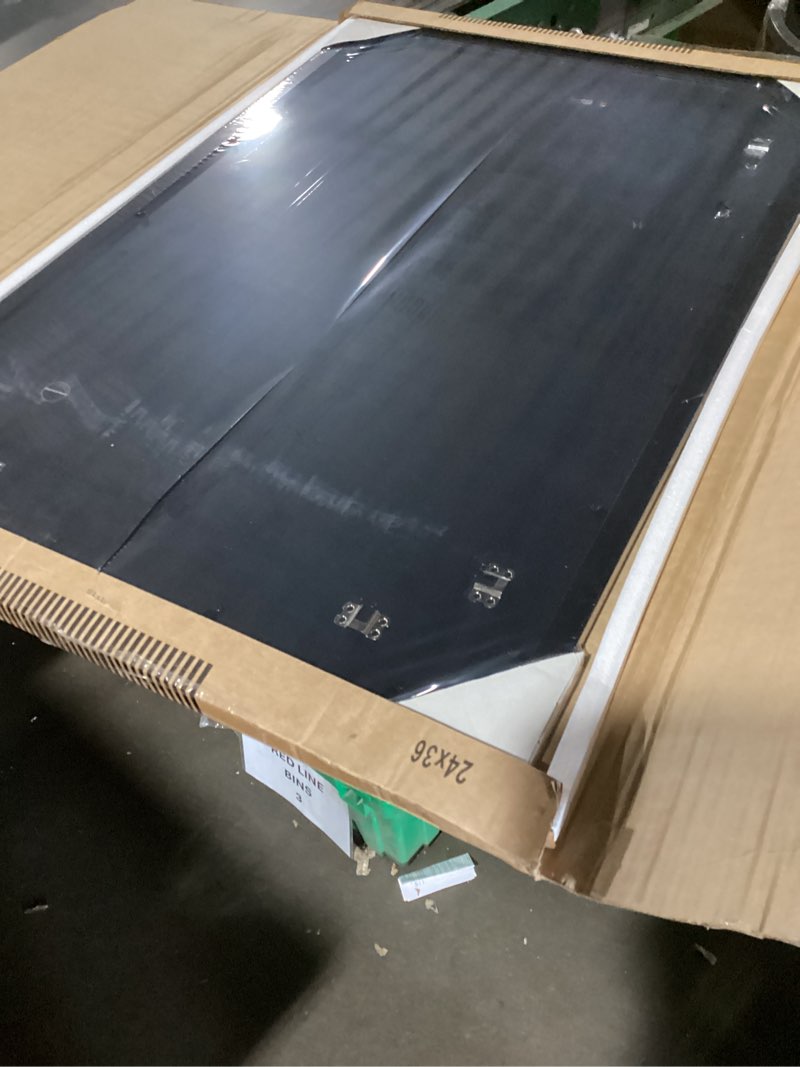 Condition photo showing New/Like New for americanflat 24x36 poster frame with polished plexiglass - black picture frame - wide photo frames made of engineered wood for vertical or horizontal wall display - epic collection - black black 24x36