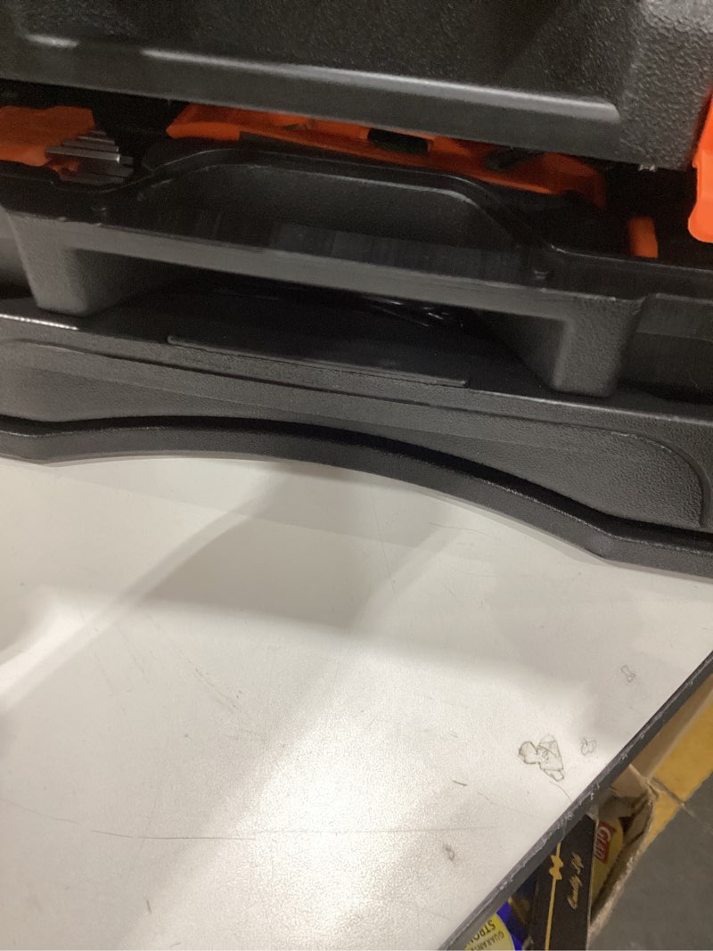 Condition photo showing Good Condition for 255-Piece Tool Set - Tool Kit with 12V Cordless Drill Driver, Toolbox Storage Case with Drawer, General Household Drill Set for DIY Projects, Home Repairs, Handyman Orange