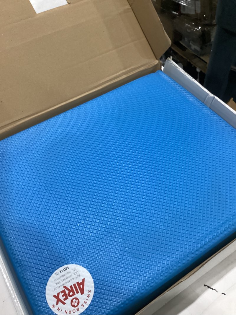 Condition photo showing Good Condition for airex balance pad – stability trainer for balance, stretching, physical therapy, exercise, mobility, rehabilitation and core training non-slip closed cell foam premium balance pad elite blue