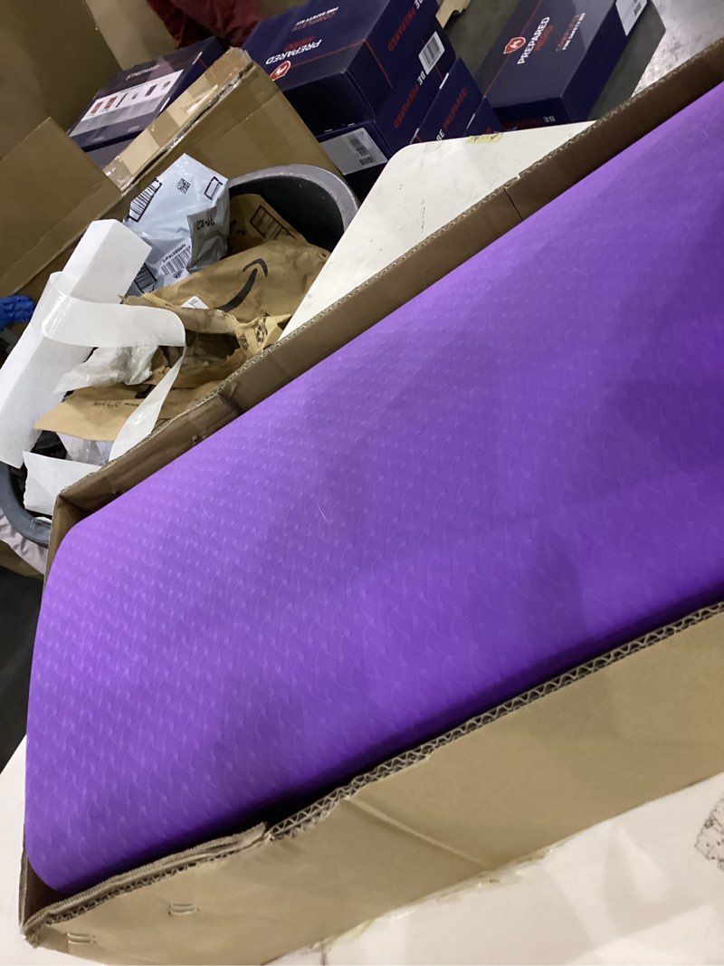 Condition photo showing As Is for Gymnastic Bars for Kids with Adjustable Height, Folding Gymnastic Training Kip Bar, Expandable Horizontal Bar for Home Purple with Mat