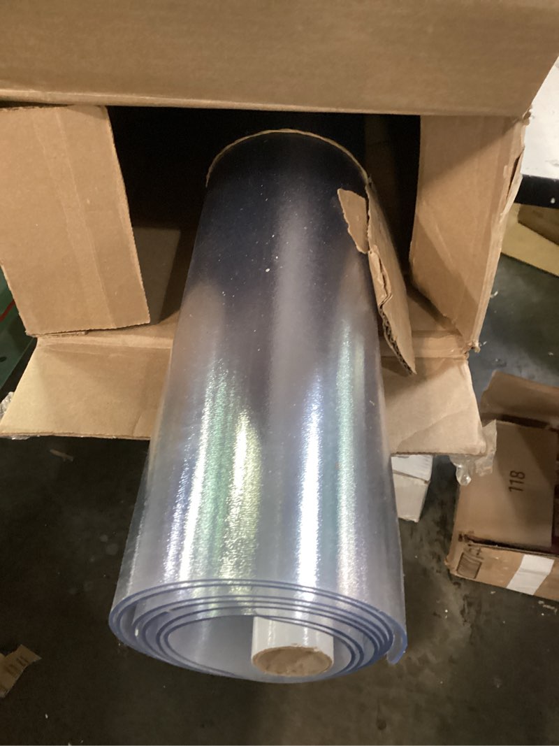 Condition photo showing Good Condition for [Thickened to 2.0mm] 60\"x75\" Computer Chair Mat for Hardwood, PVC Office Mat for Hardwood Floor, Anti-Slip Rolling Chair Floor Protector,Vinyl Mats for Home, Under Desk Mats for Rolling Chairs 60” x 75” for Hard-Floor(2.0mm) Transparent