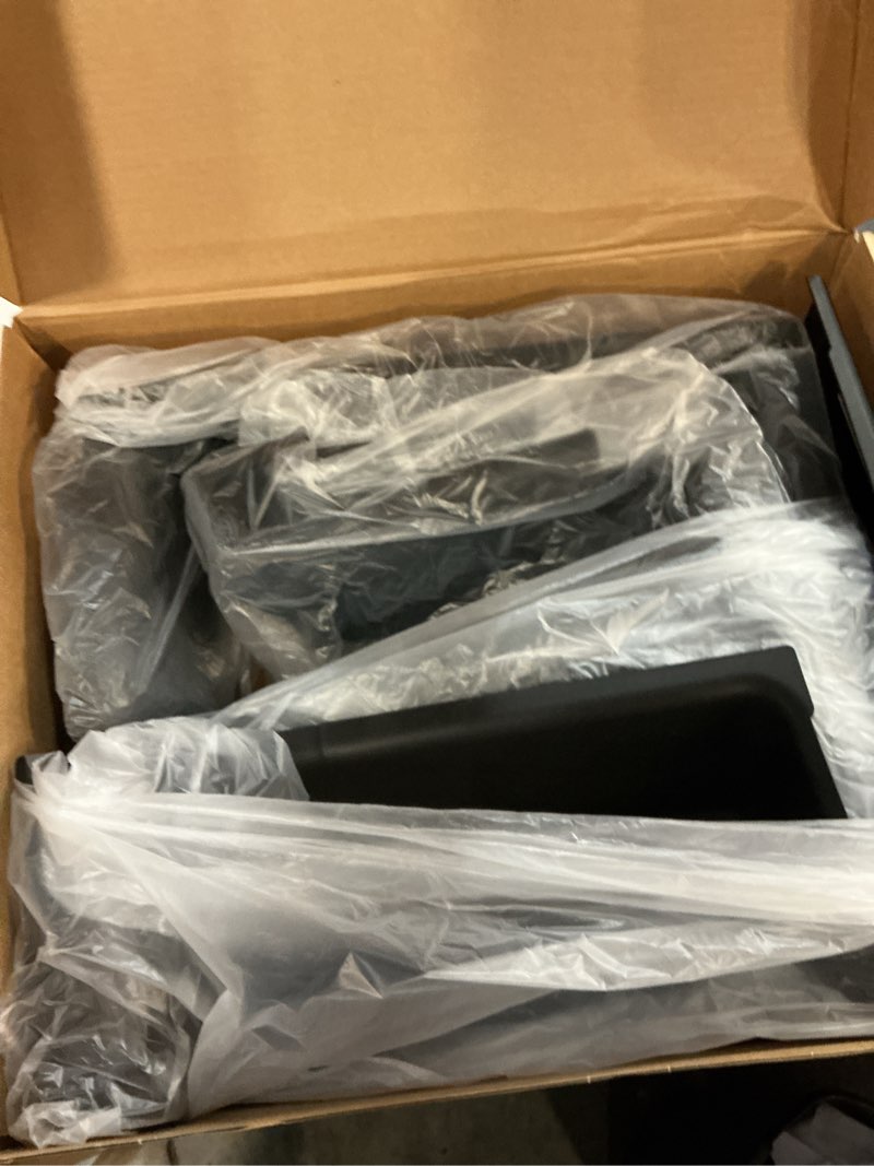 Condition photo showing New/Like New for shineliners front seat rail protectors for tesla model y juniper 2025-2026, 5-piece tpe track cover guards, under seat floor mat protectors, black seat rail protectors for tesla juniper