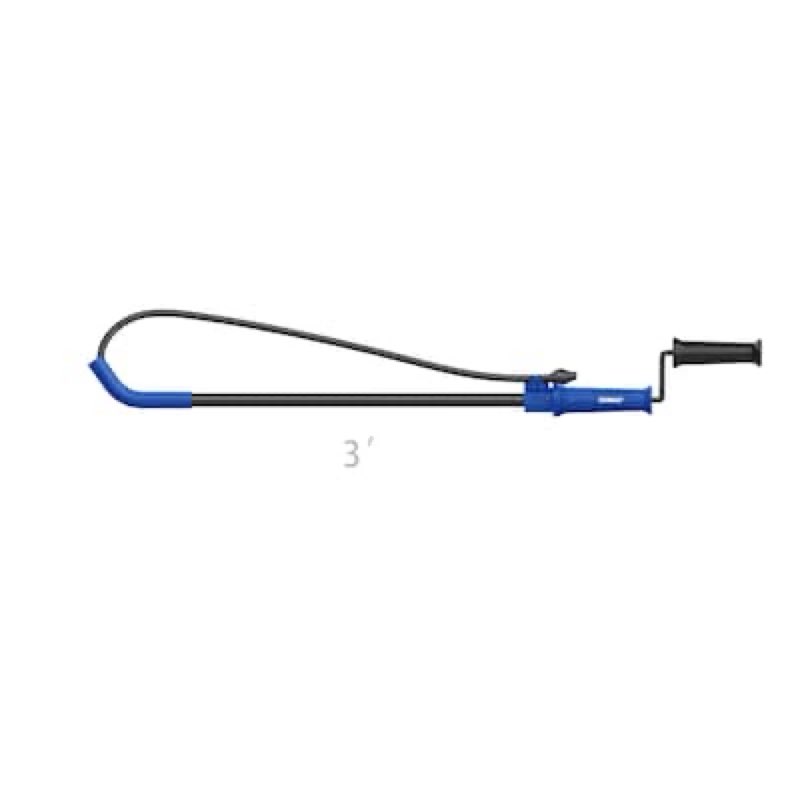Kobalt 1/2-in x 3-ft High carbon wire Hand auger for Toilet