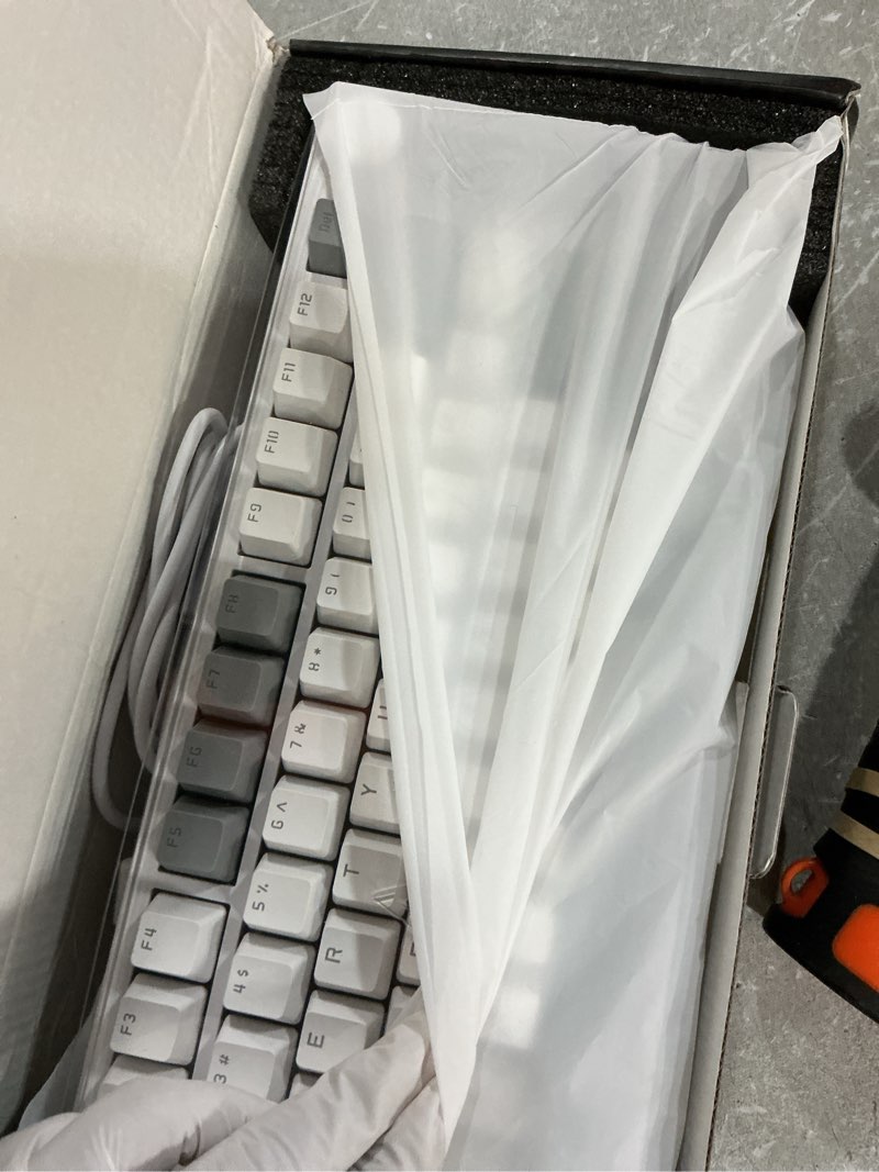 Condition photo showing Good Condition for ajazz ak820 75% wired mechanical gaming keyboard, gasket mounted hot swappable custom keyboard with 