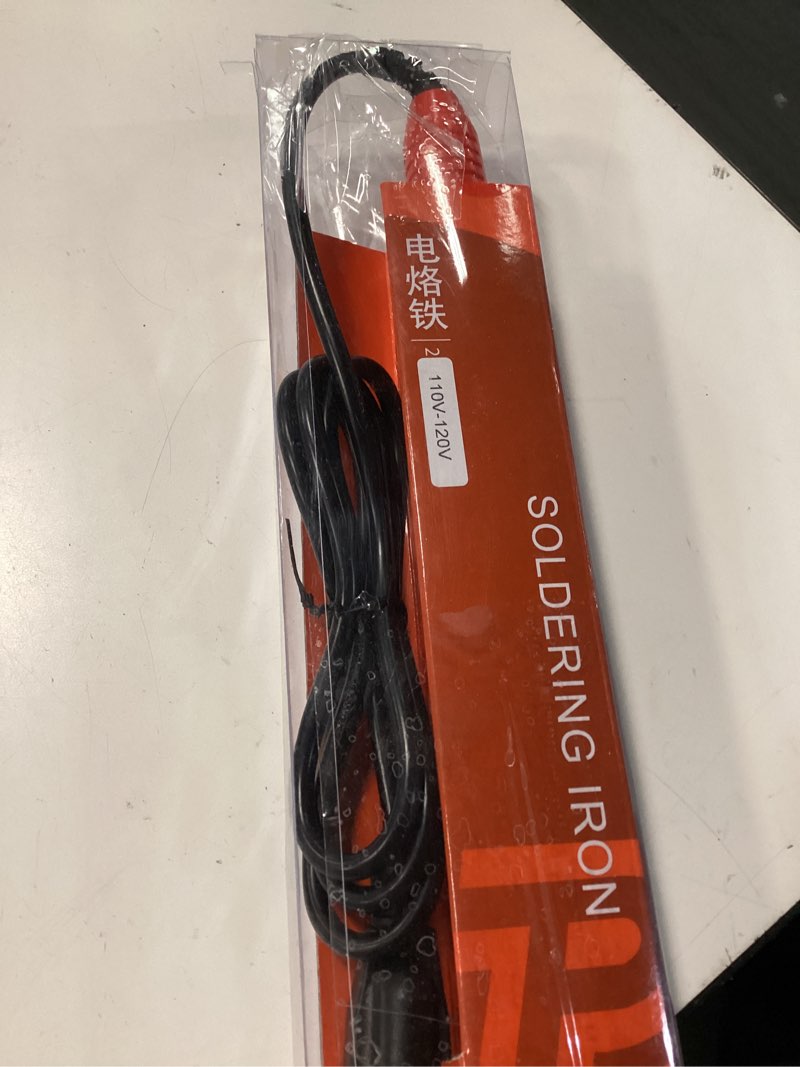 Condition photo showing Good Condition for soldering iron for stained glass,100w high power solder iron, temperature range 650-950°f, cj-900