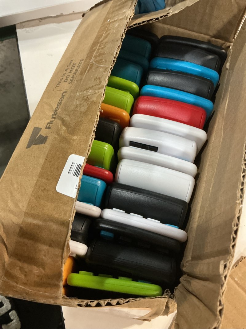 Condition photo showing New/Like New for 30 Pack Pocket Calculator Small Battery Powered Bulk Mini Size 4 Function Hand Held Basic Calculator for Students Kids School Home Office(Green, White, Red, Yellow, Blue, Black)