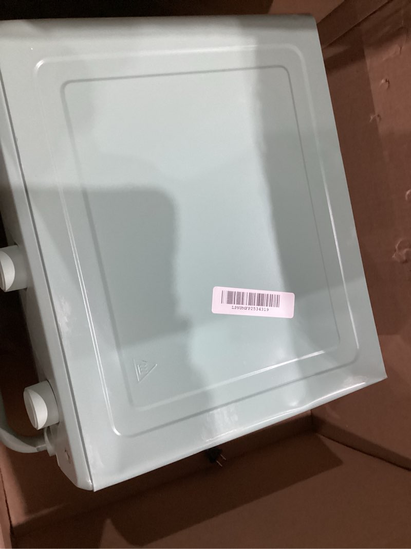 Condition photo showing As Is for bella Air Fry Toaster Oven, 7 Preset Cooking Options, Dishwasher-Safe EverGood Coated Trays Included, 60-Minute Auto Shutoff w Audible Timer, Power Indicator Light, 1700 Watt, Seaglass