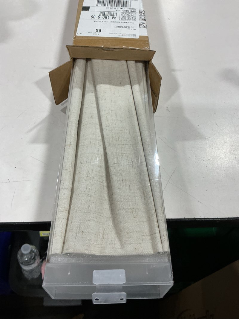 Condition photo showing As Is for no tools no drill roman shades, cordless blackout roman blinds for windows, room darkening window shades, smooth push & pull, easy to install, beige, 25" w × 64" h beige - b 25"w × 64"h