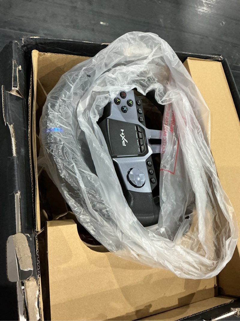 Condition photo showing Good Condition for pxn v9 gen2 gaming racing wheel with magnetic pedals and shifter 270/900° dual-vibration driver free, sim car driving pc steering wheel for pc,ps4,ps3,xbox one, xbox series x/s switch