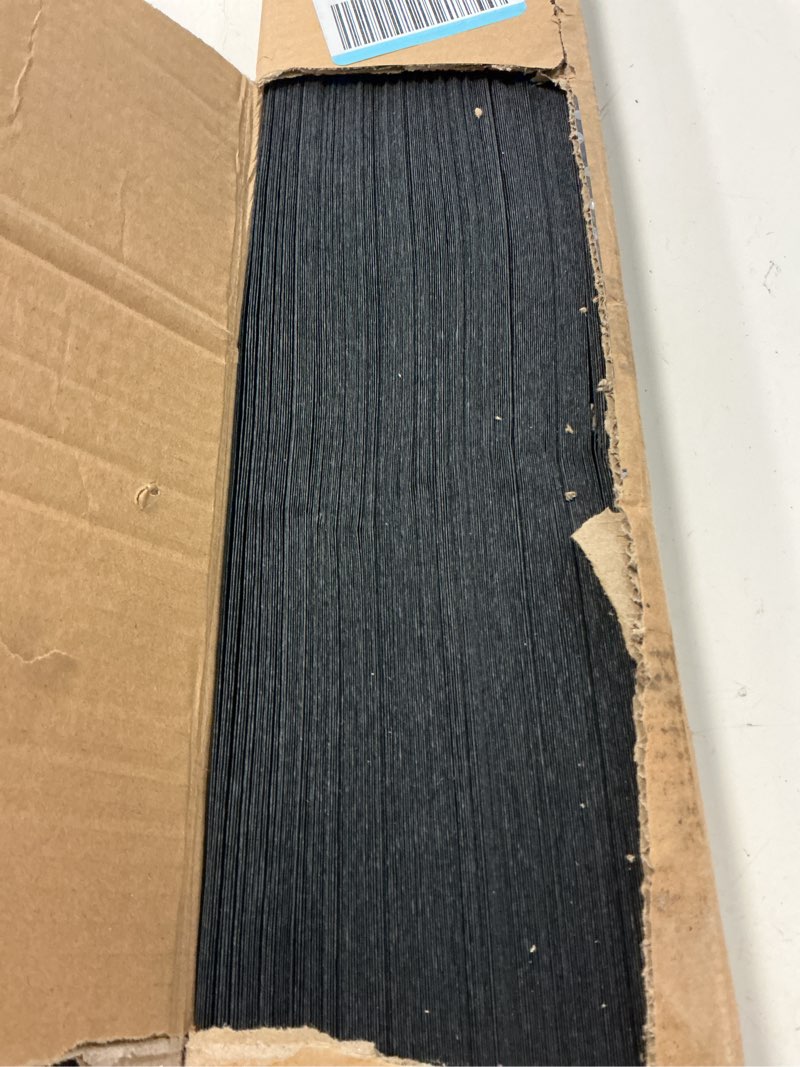 Condition photo showing Good Condition for redi shade no tools original blackout pleated paper shade black, 36" w x 72" l, 6 pack 36"w x 72"h