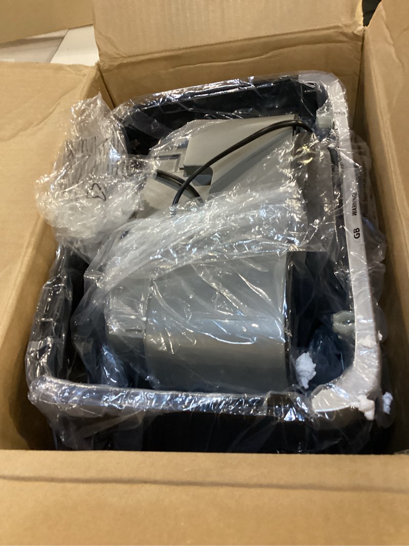 Condition photo showing New/Like New for bonsen 14-sheet cross cut heavy duty paper shredder for home office | p-4 security, anti-jam system, quiet paper shredder for cds & staple, with 5.3 gal pullout bin, easy-roll casters s3112 large black and silver