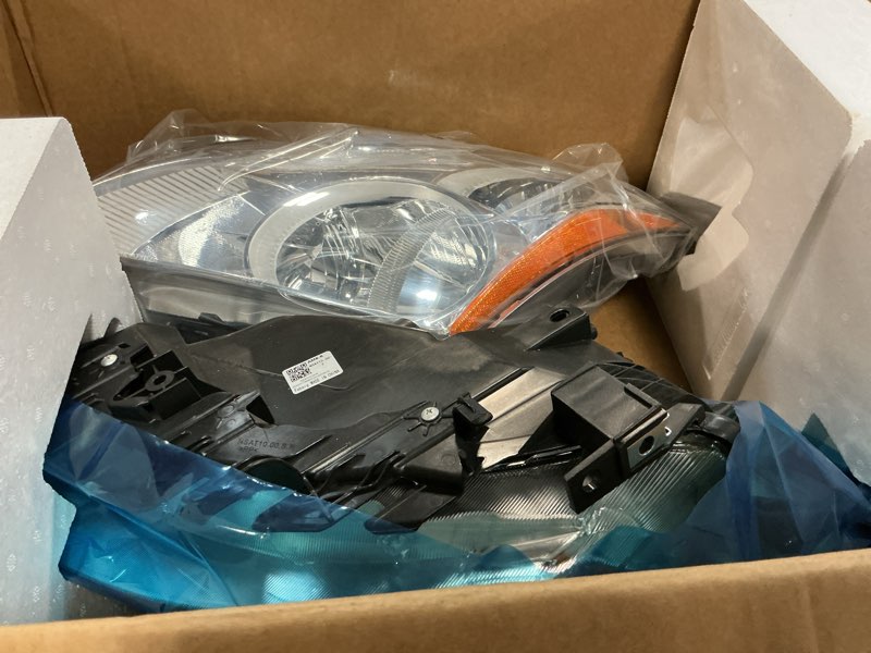 Condition photo showing Good Condition for for nissan 10 11 12 altima 4door sedan headlights compatible with 2010 2011 2012 altima headlamp assembly chrome housing amber reflector replacement driver and passenger sides?w/o bulbs? chrome 10-12