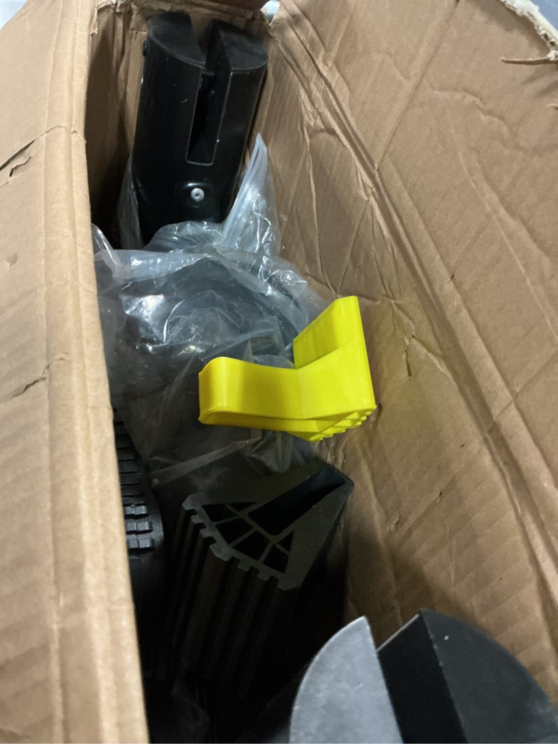 Condition photo showing Good Condition for Telescoping Ladder,16.5FT Aluminum Portable Extension Ladder w/Hooks & Non-Slip Foot Caps, Heavy Duty 330lbs Max Capacity, Collapsible Telescopic Ladder for Rv, Roof, Attic, Outdoor -Black Black 16.5 FT with Hooks