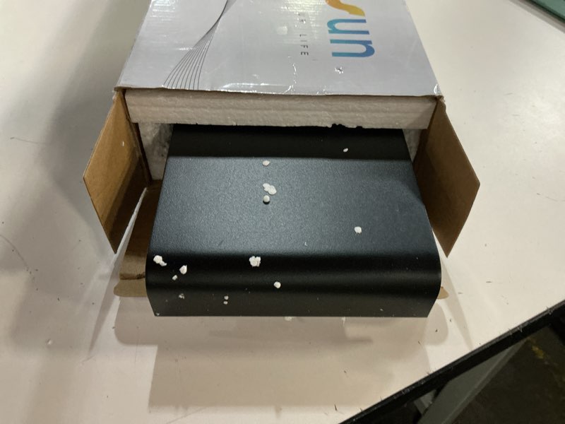 Condition photo showing Good Condition for Aipsun 24in/20W Matte Black Modern Vanity Light Up and Down LED Vanity Light for Bathroom Wall Lighting Fixtures (Cool White 5000K) White Light 24 inch