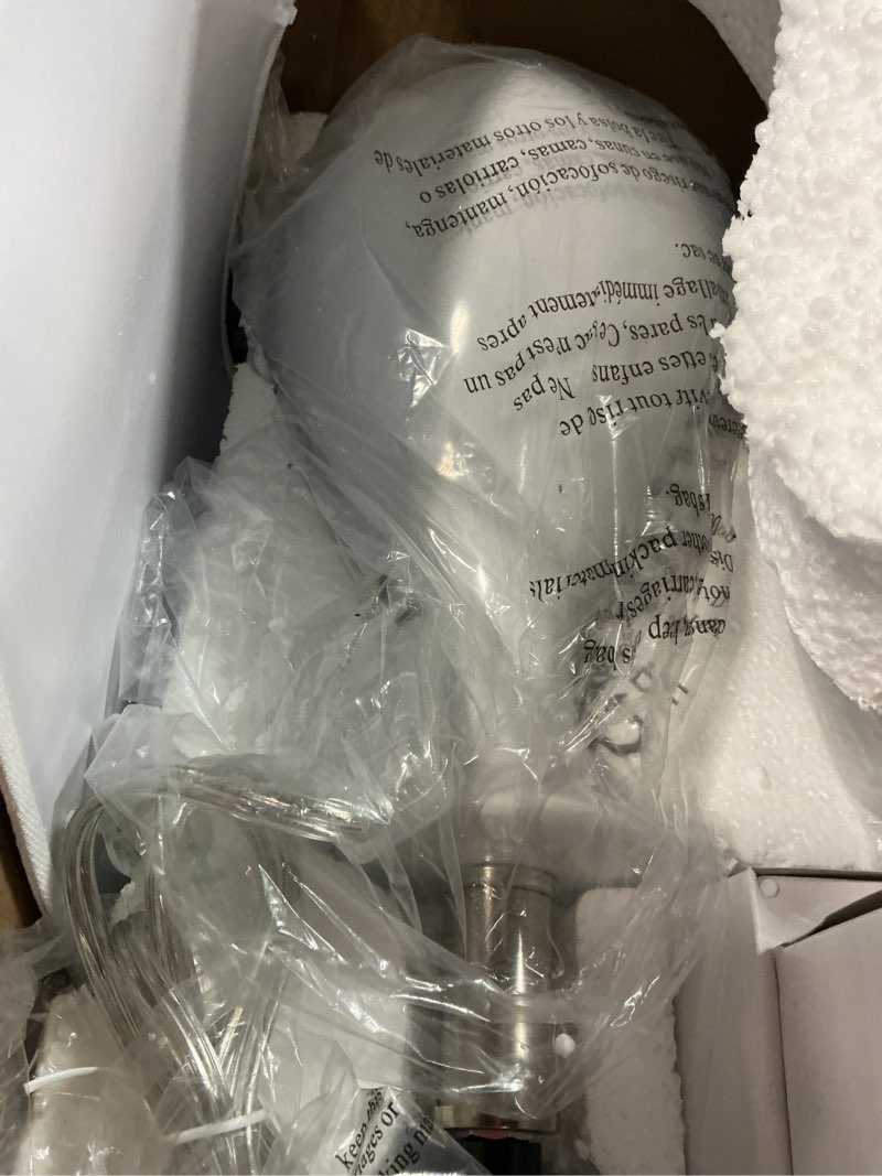 Condition photo showing New/Like New for PARTPHONER Table Lamp Set of 2, Modern Ceramic Bedside Lamps for Night Stands, Classic Small Lamp Nightstand Lamp for Bedroom Living Room Desk End Table Rocker Swtich White