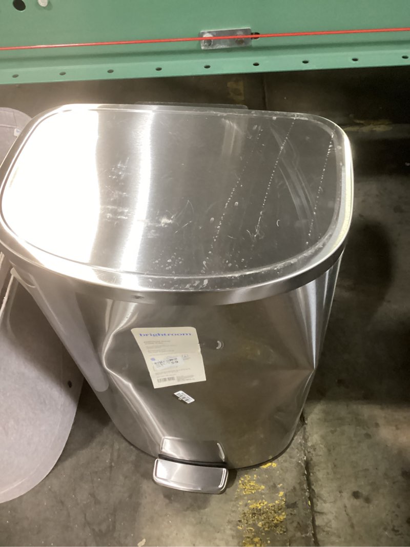 Condition photo showing As Is for 45l d shape step trash can - brightroom™