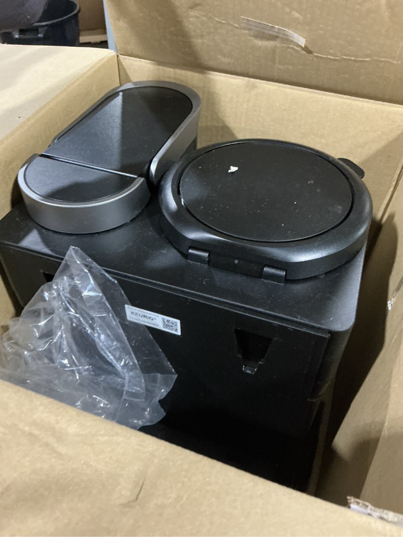 Condition photo showing As Is for keurig k-duo hot & iced single serve & carafe coffee maker, multistream technology, 72oz reservoir (gen 2)