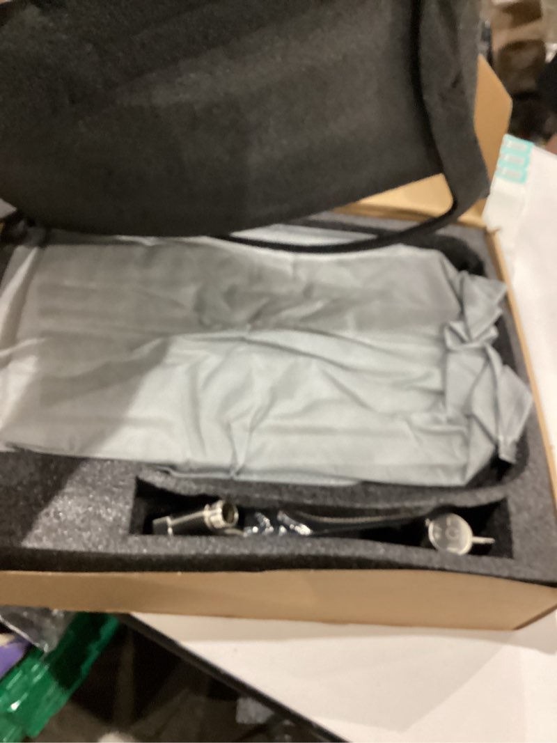 Condition photo showing As Is for G-Promise All Metal 16 Inch Shower Head with Massage Mode Handheld, Rain Shower Head with Handheld Spray Combo, 3-Way Diverter with Pause Setting, 12 Inch Adjustable Extension Arm (Brushed Nickel) 16 Inch Brushed Nickel