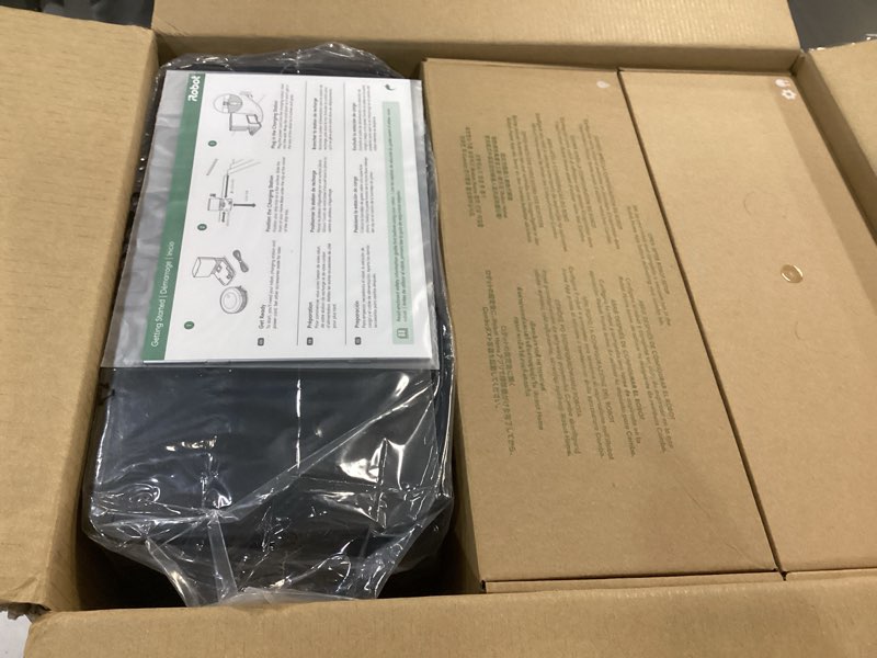 Condition photo showing New/Like New for iRobot Roomba Combo j5+ Self-Emptying Robot Vacuum & Mop – Identifies and Avoids Obstacles Like Pet Waste & Cords, Empties Itself for 60 Days, Clean by Room with Smart Mapping, Works with Alexa? 60-day Wet Dry