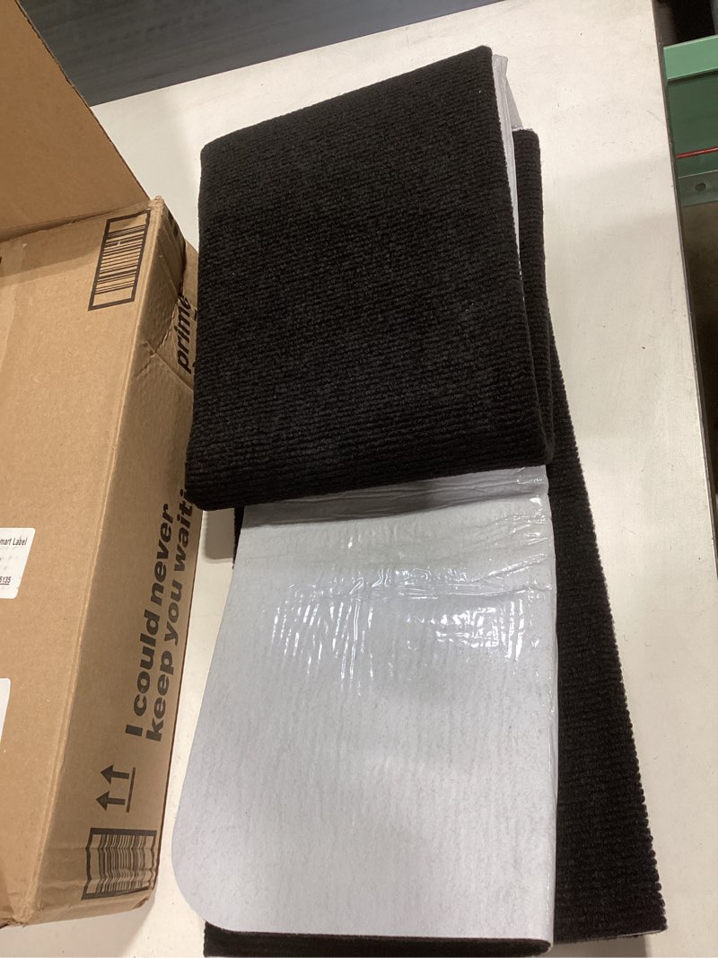 Condition photo showing Good Condition for sycoodeal office chair mat for hardwood floor,office computer gaming chair mat for tile floor,large floor protector rug,anti-slip,easy to clean,pure black(48"x36") black (1 pack) 36*48"